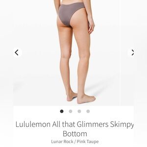 Lululemon bikini bottoms size XL Skimpy Bottoms NWOT